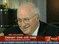 Cheney doesn't care 2/3 of America thinks the war is wrong