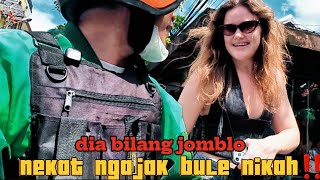 Gila Baru Kenal, Langsung Ajak Bule Nikah Nekat Driver Ojek Online Lamar Bule Di Jalanan