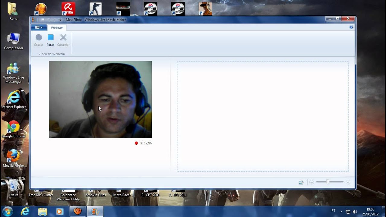 VIDEO COMO WEBCAM video como webcam:
