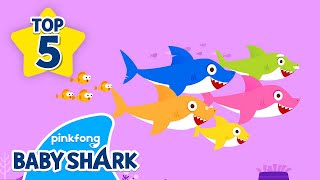 Doo Doo Doo Baby Shark In 5 Minutes | +Compilation | Baby Shark Remix | Baby Shark Official