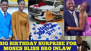MOSES BLISS SURPRISES HIS BROTHER INLAW | MARIE BLISS SINGS FOR HER BROTHER #mos