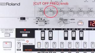 TB-03 Quick Start 02 "Using the Knobs to Adjust the Sound"