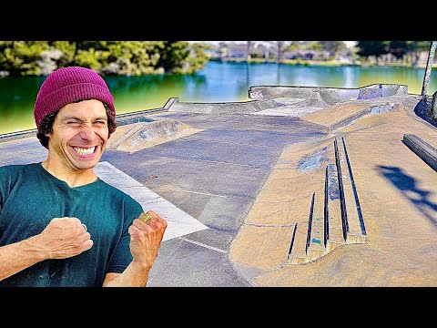 INCREDIBLE SKATEPARK ON THE WATER?!