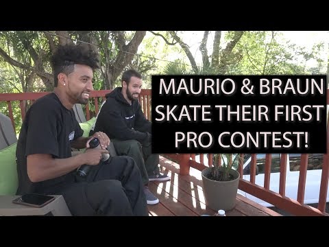 Maurio & Braun skate in their first Pro Contest // Tampa Pro 2019