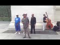 The group "Select Blendz" harmonize at Washington Sq. Park Sunday, Aug. 11th.