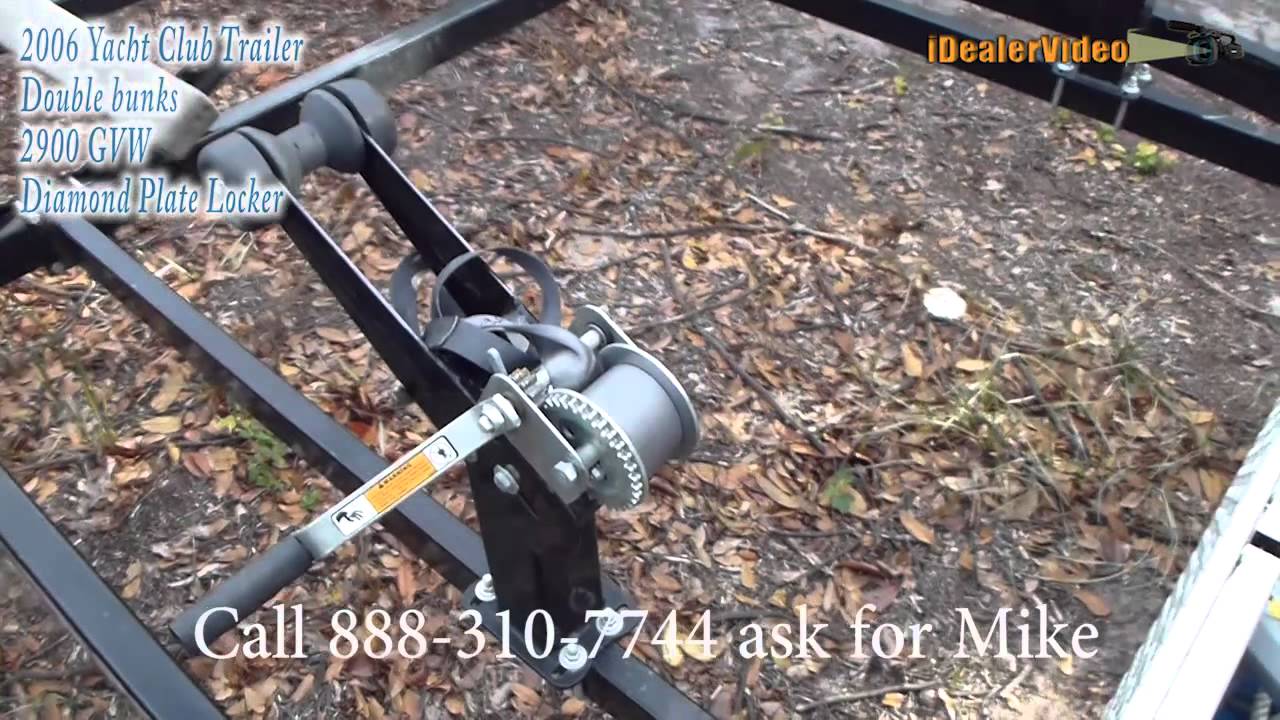 2006 Jet Ski Trailer double bunk Yacht Club YouTube