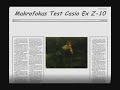 Casio Ex Z-10 Makrofokus Test