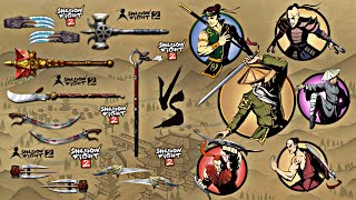 Shadow Fight 2 Mythical Weapons Vs Hermit And Bodyguards