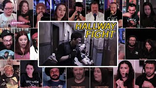 The Raid Redemption First Hallway Fight Scene Reaction Mashup