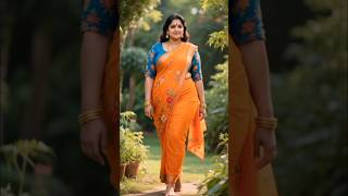Elegant Orange Saree Look For Every Occasion Latest Saree Styling Tips
