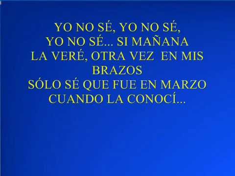 Sólo Sé Que Fue En Marzo Video