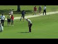 Martin Kaymer chips in for birdie at Cadillac