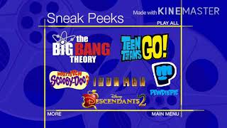 Fanmade Sneak Peeks Menu