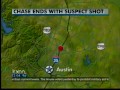 Chase ends with suspect shot