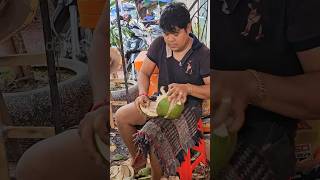 Powerful Coconut Cutting Skills Master #Shorts
