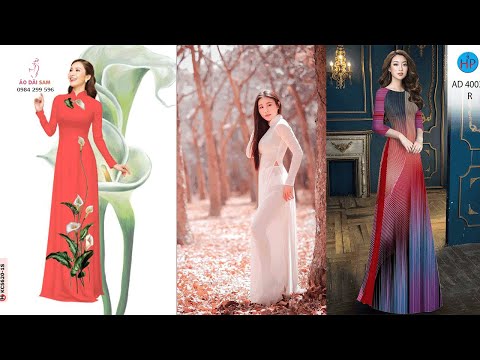 Tổng hợp những mẫu áo dài mới đẹp thịnh hành nhất hiện nay