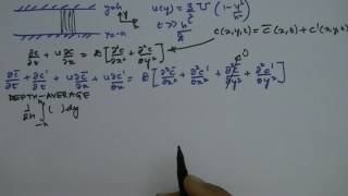 Lecture 18: Taylor-Aris Dispersion (Part 2, Depth-Averaged Transport Equation)