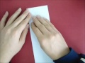 How to make origami deluxe glider (paper airplane)
