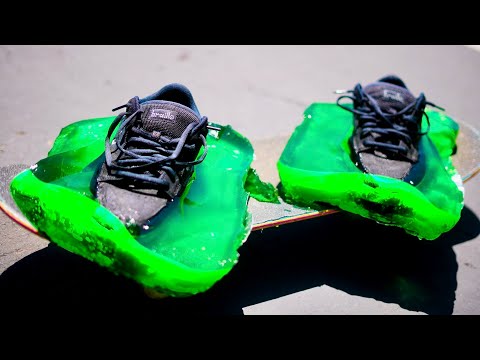 WE MADE SKATE SHOES OUT OF JELL-O?!
