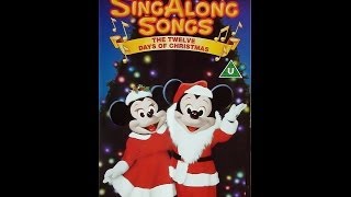 Digitized Closing To Disneys Singalong Songs The Twelve Days Of Christmas Vol Ten Vhs Uk