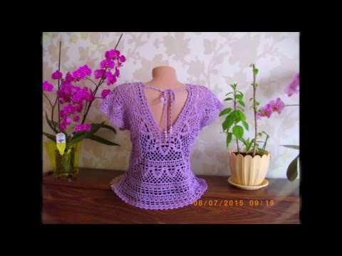 Вязать крючком топ на ютубе Вязать крючком топ на ютубе