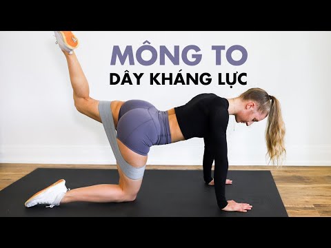 10 Bài Tập Mông Với Dây Kháng Lực Giúp Mông To Tròn Và Săn Chắc Tại Nhà
