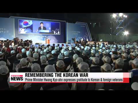 Korea thanks veterans who fought and sacrificed in Korean War 6.25 전쟁 65주년 기념행