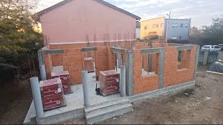 Se Face O Casă La Roșu Ep2 Zidărie Cărămidă Turnare Stâlpi
