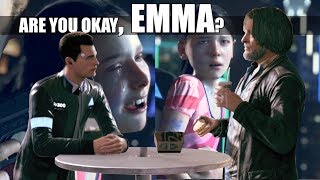 DBH - Connor Talks To Emma And Lies To Hank About What Happened (Probability of Success 0%)