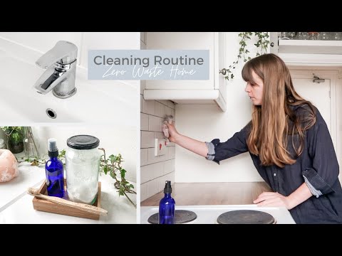 Zero Waste Home CLEANING ROUTINE | sustainable tips + hacks - YouTube