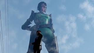 Giantess In The City