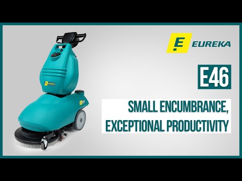 Mini Professional scrubber-dryer Eureka E46 | Compact walk-behind floor cleaning machine