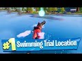 Complete the Swimming Time Trials at Lazy Lake and East Of Hydro 16 - Fortnite (Dive Challenge)
