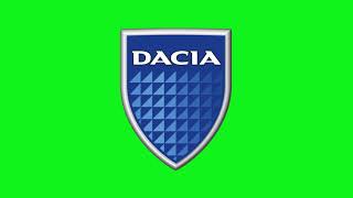 Automobile Dacia 3D Sign - Green Screen Footage Free