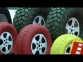 China ya fabrica neumáticos de colores para automóvil