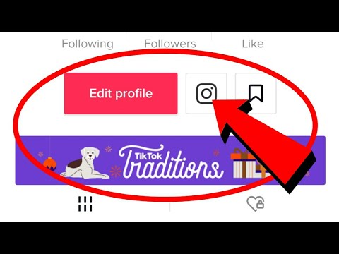 How to add instagram link on Tik Tok Profile