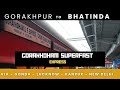 GORAKHDHAM SF EXPRESS  (TRAIN FROM GORAKHPUR TO BHATINDA)