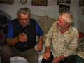 539 Two old shepherds chatting. Juhászcimborák beszélgetnek