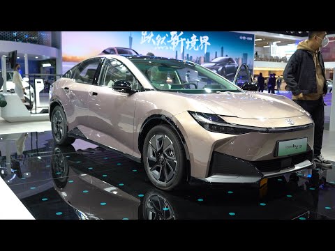 2023 Toyota bZ3 exterior interior video details（ Pure electric）