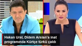 Hakan Ural, konuğunu yayından alan Didem Arslan Yılmaz'a canlı yayında gönderme!