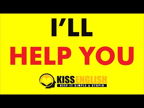 Nghe Tiếng Anh Giao Tiếp Hàng Ngày - Mẫu câu 4: "I'll help you Verb"