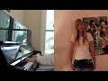 Lara sings/plays 'O Holy Night', piano/vocal duet