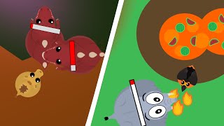 Camel Kills T-Rex & Lava Toucan Kills Elephants In Mope.io Compilations Kill Mope.io