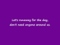 video Runaway Bruno Mars Lyrics