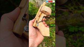 How To Make A Wooden Revolver Shooter Diy Rubber Band Gun