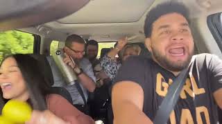 Hispanic Families During Road Trips.