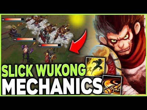 #1 WUKONG WORLD SHOWS OFF HIS SLICK WUKONG MECHANICS! - League of Legends