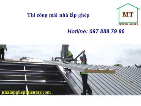Nhà lắp ghép Panel tôn xốp - Panel EPS Trà Vinh - LH 097 888 79 86
