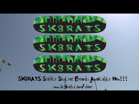 SK8RATS Seattle Skyline Board Commercial
