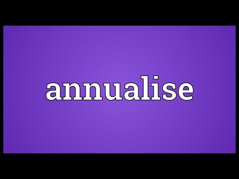 Header of Annualise